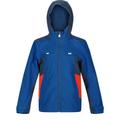 Regatta Regatta Childrens/Kids Highton Hooded Waterproof Jacket (Nautical Blue/Dark Denim) - Blue - 5