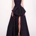 Marchesa Notte Calathea Gown - Navy - Blue