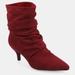 Journee Collection Journee Collection Women's Tru Comfort Foam Jo Bootie - Red - 7.5