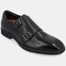 Thomas and Vine Artemis Chisel Toe Double Monk Strap - Black - 15