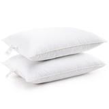Cheer Collection Down Alternative Pillows (Set of 4) - White - STANDARD