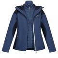 Regatta Womens/Ladies Wentwood VII 2 in 1 Waterproof Jacket - Dark Denim/Navy - Blue - 16