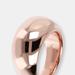 Bronzallure Golden Rose Domed Band Ring - Pink - 8.5