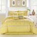 Chic Home Design Veronica 8 Pc Comforter Set - Yellow - QUEEN