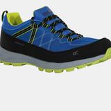 Regatta Mens Samaris Lite Walking Shoes - Hawaiian Blue/Electric Lime - Blue - UK 11 / US 12