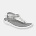 Regatta Womens/Ladies Santa Luna Braided Sandals - Silver/White - Grey - 9
