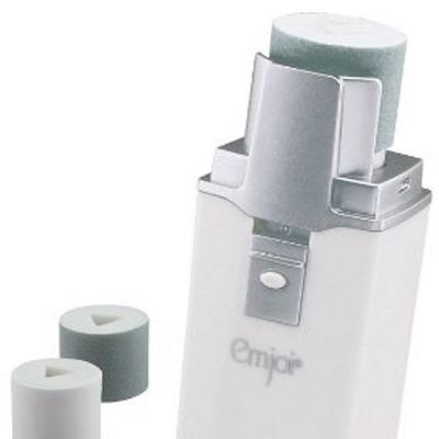 Emjoi Micro Mani Nail Buffer With 4 Smooth And Shine Rollers - White - White