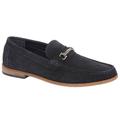 Roamers Mens Suede Slip-on Casual Shoes - Navy - Blue - UK 9 / US 10