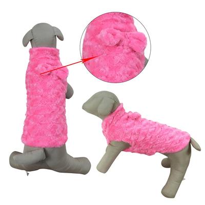Primeware Inc. Luxury Faux Fur Winter Dogs Coat - Pink - XS