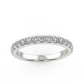 Brilliant Carbon River of Light Band In White Gold (1.05 Ct. Tw.) - White - 7.5