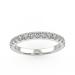 Brilliant Carbon River of Light Band In White Gold (1.05 Ct. Tw.) - White - 7.5