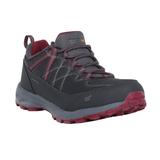 Regatta Womens/Ladies Samaris Lite Walking Shoes - Granite/Beetroot Red - Grey - UK 7 / US 9