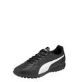 Puma Mens King Hero 21 TT Leather Astro Turf Sneakers - Black/White - Black - 11