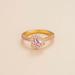 Juvetti Jewelry Diana Ring In Pink Sapphire and Diamond - Gold - Gold - 5