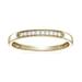 Vir Jewels 1/10 Cttw Diamond Wedding Band For Women, 10K Yellow Gold Wedding Band With 10 Stones Prong Set - Gold - 6.5