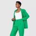 Principles Womens/Ladies Longline Double-Breasted Tailored Blazer - Bright Green - Green - 10