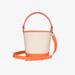 HYER GOODS Canvas Mini Bucket Bag - Orange
