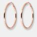 Bronzallure Big Hoop Earrings - Pink - M