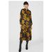 Principles Womens/Ladies Floral Midi Shirt Dress - Black - 10