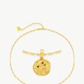 Classicharms Gold Sculptural Zodiac Sign Pendant Necklace Set - Gold - ASTROLOGY SIGN: LEO