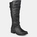 Journee Collection Journee Collection Women's Extra Wide Calf Harley Boot - Black - 11