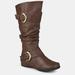 Journee Collection Journee Collection Women's Wide Calf Paris Boot - Brown - 7.5