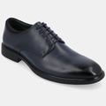 Vance Co. Shoes Kimball Wide Width Plain Toe Dress Shoe - Blue - 9
