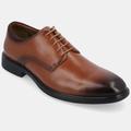 Vance Co. Shoes Kimball Wide Width Plain Toe Dress Shoe - Brown - 10