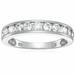 Vir Jewels 1 Cttw Wedding Band For Women, 14K White Gold Classic Diamond Wedding Band In Channel Set - White - 6.5