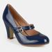 Journee Collection Journee Collection Women's Wendy-09-1 Pump - Blue - 6