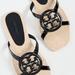 Tory Burch Women'S Geo Bombe Miller Espadrille Slides - Black