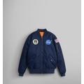 Alpha Industries Nasa Ma-1 Bomber Jacket Y - Blue - 2T