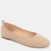 Journee Collection Women's Tru Comfort Foam Narrow Width Maryann Flat - White - 8.5