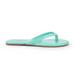 Yosi Samra Rivington Flip Flop In Mint Patent - Green