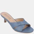 Journee Collection Women's Berkly Pumps - Blue - 6.5