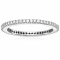 Vir Jewels 1/2 Cttw Diamond Eternity Ring For Women, Wedding Band In 14K White Gold Prong Set - White - 6