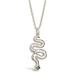 Sterling Forever Eden Pendant Necklace - Grey