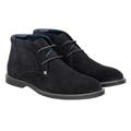 Duck and Cover Mens Chuckwall Suede Ankle Boots - Navy - Blue - 9