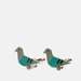 Curated Basics Pigeon Cufflinks - Blue