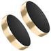 Fresh Fab Finds 2 Pk Universal Magnetic Car Mounts - Dashboard Phone Holder Fits I phone, Galaxy & Most Smartphones - Gold