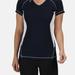 Regatta Activewear Womens Beijing Short Sleeve T-Shirt - Navy/White - Blue - 4