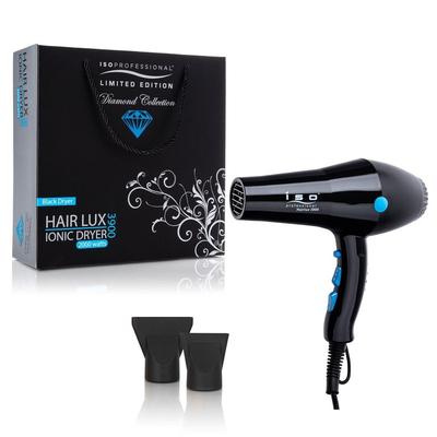 ISO Beauty HairLux 2000W Advanced Turbo Airflow Blow Dryer - Diamond Collection - Black