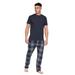Duck and Cover Mens Callister Pajama Set - Navy - Blue - XXL