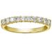 Vir Jewels 3/4 cttw Round Diamond Wedding Band For Women In 14K Yellow Gold, 10 Stones Prong Set, Size 4.5-10 - Gold - 5.5