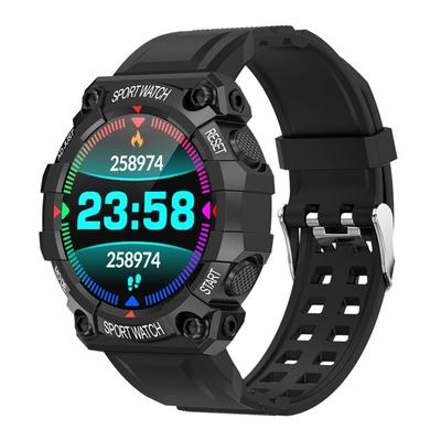 Fresh Fab Finds Wireless Fitness Tracker - Waterproof Smart Watch with Heart Rate, Blood Pressure, Sleep Monitor - Android IOS - Black