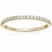 Vir Jewels 1/5 Cttw Pave Round Diamond Wedding Band For Women In 14K Yellow Gold Prong Set - Gold - 9