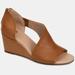 Journee Collection Journee Collection Women's Tru Comfort Foam Wide Width Aretha Wedge - Brown - 7.5