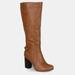 Journee Collection Journee Collection Women's Carver Boot - Brown - 7.5