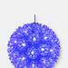 Sunnydaze Decor 5-Inch Indoor/Outdoor Lighted Ball Hanging Decor - Blue