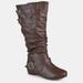 Journee Collection Journee Collection Women's Wide Calf Tiffany Boot - Brown - 8.5